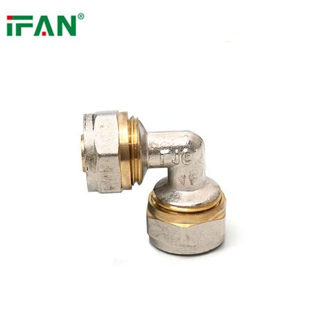 IFAN Free Sample Thread Brass PEX Compression Elbow Wholesale PEX Pipe