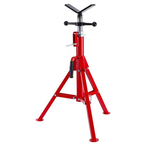 Towallmark V Head Pipe Jack Stand Inch Adjustable Height