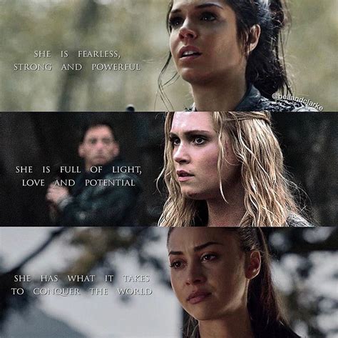 The 100 Octavia Blake Clarke Griffin Raven Reyas Cw Series Series