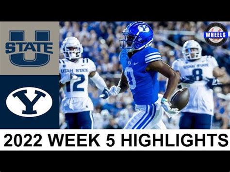 Byu Vs Utah State Highlights College Football Week