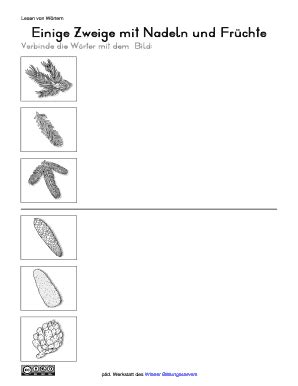 Ausf Llbar Online Materials Lehrerweb Materialien Fr Deutsch Nadelbume