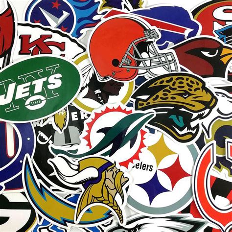 32 Pcs Stickers $7 — NFL Football Teams – Wally Pals