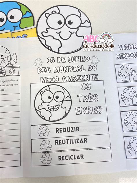 Lapbook Meio Ambiente Em Dia Mundial Do Ambiente Meio