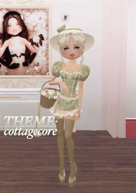 Dress To Impress Outfit Idea Cottagecore Theme Dresstoimpress In