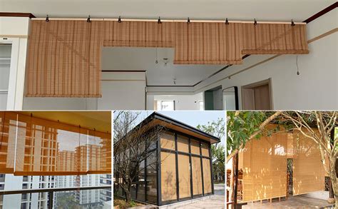 JSDMBD Made To Measure Blinds Bamboo Blinds For Windows Outdoor Blinds