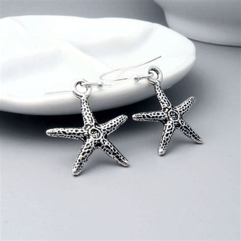 Silver Starfish Earrings By Wished For Notonthehighstreet