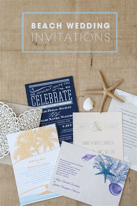 Check Out These Inexpensive Beach Wedding Invitations