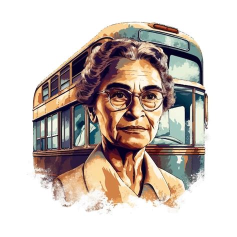 Premium Vector Vector Illustration Of Rosa Parks