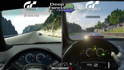 Gran Turismo 6 Vs Gran Turismo 7 Deep Forest Raceway Early Comparison