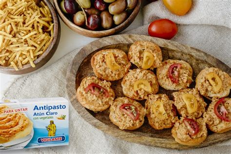 ENTRANTES Y APERITIVOS LIGEROS DE ATÚN CLARO CON VEGETALES Conservas