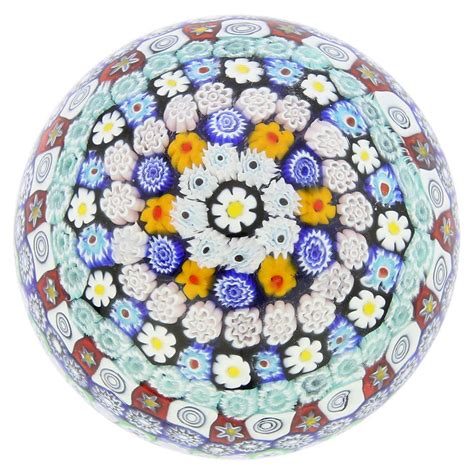 Murano Glass Paperweights Millefiori Glass Paperweights