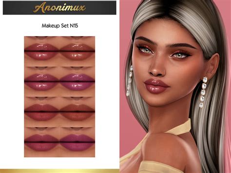 The Sims Resource Makeup Set N15 Lips