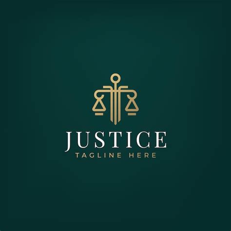 Premium Vector Vector Luxury Justice Logo Design