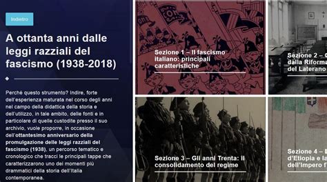 A Ottanta Anni Dalle Leggi Razziali Del Fascismo Una Mostra