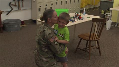 Watch Military Mom Surprises Son At Greendale School After 10 Months