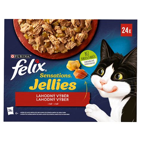 Teta drogerie FELIX Sensations Jellies výběr v ochuceném želé multi