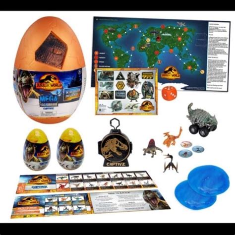 Jual Jurassic World Dominion Mega Egg Surprise Captivz Original