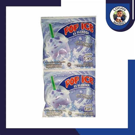 Jual Pop Ice Es Blender Taro Renceng 10 Pcs Sachet 25gram Shopee