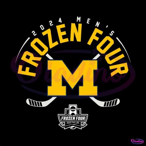 Michigan Hockey 2024 Mens Frozen Four SVG