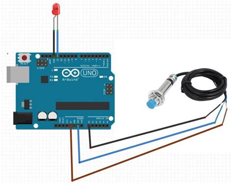 How to Use Inductive Proximity Sensor | Visuino - Visual Development ...