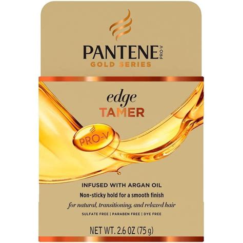 Pantene Pro Vitamin Edge Tamer Treatment Gold Series Argan Oil