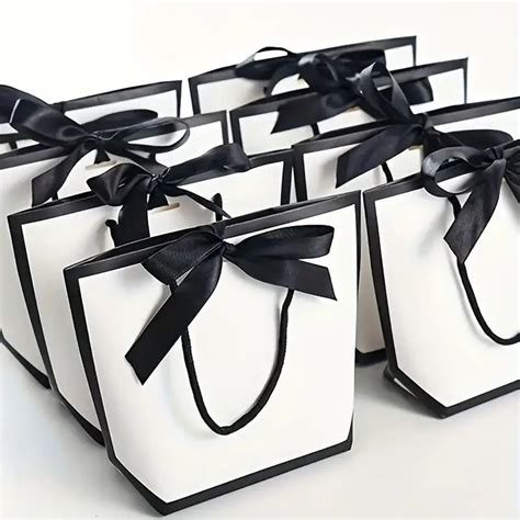 Silkfly 12 Pcs Thank You Gift Bags with Handles 11.8 x 10 x 4'' Elegant ...