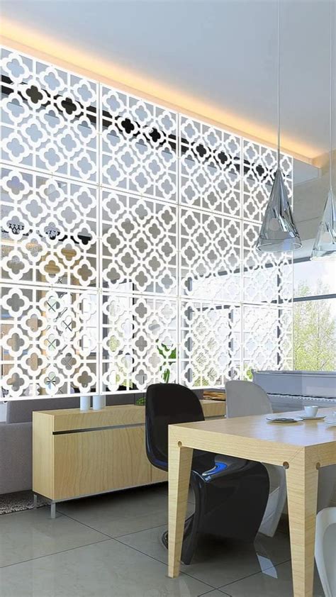 Geometric Wall Divider Home Interior Design Interior Design Divider