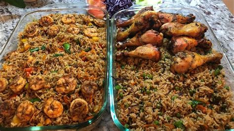 How To Make One Of Guyanas National Dishes Shrimp Fried Rice Baked