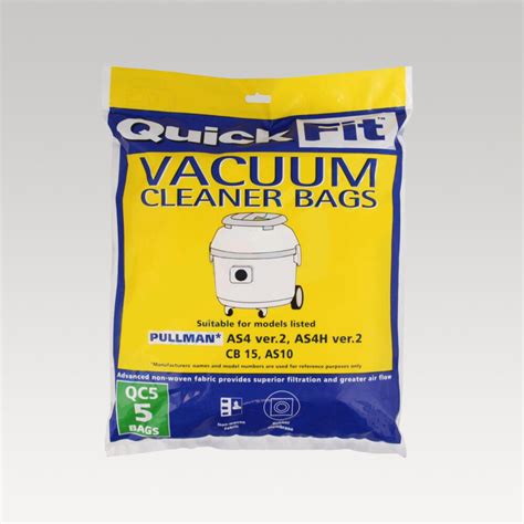 Quickfit Vacuum Cleaner Bags Pack Pullman Vendella