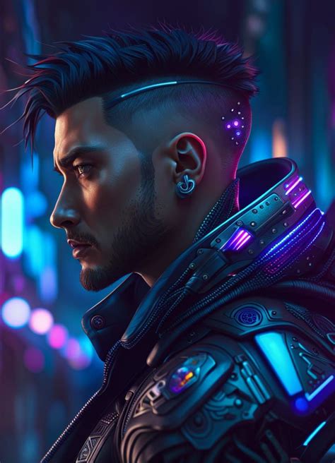 Cyberpunk Guy Ai Generated Artwork Nightcafe Creator