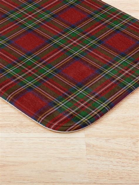 "The Royal Stewart Tartan Stuart Clan Plaid Tartan" Bath Mat by ...