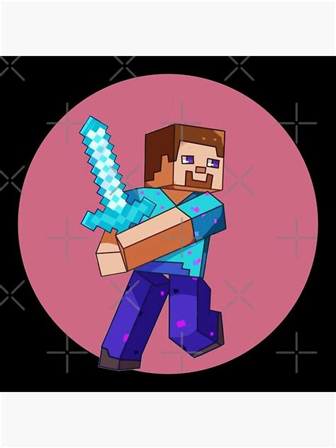 "Minecraft Steve" Poster for Sale by qloc | Redbubble