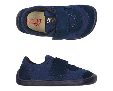 Bar3foot Zapatillas Respetuosas 1 Velcro Marino Love Barefoot