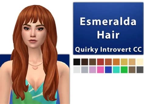 The Sims Hair Color Mods Bicyclebda