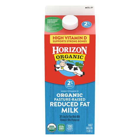 Save On Horizon Organic Milk Reduced Fat Order Online Delivery