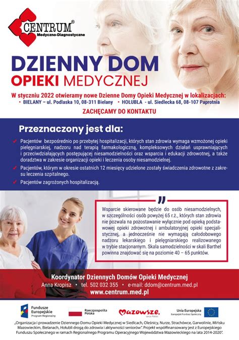 Centrum Medyczno Diagnostyczne Dzienny Dom Opieki Medycznej W