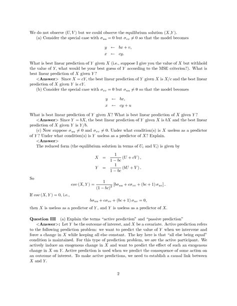 Solution Econ C Econometrics Problem Set Questions Studypool