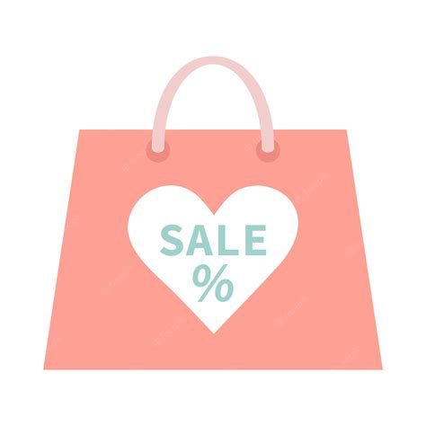 Premium Vector Paper Shopping Bag With The Inscription Sale