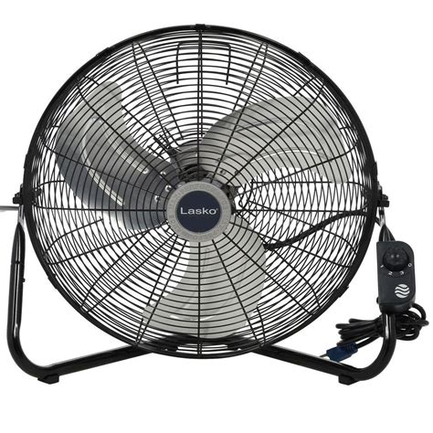 Lasko 20 In High Velocity Floor Or Wall Mount Fan In Black 2264QM