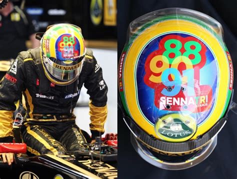 Rog Rio Lima Bruno Senna Nova Pintura No Capacete Para