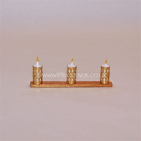 Little Canvas: Miniature Candle Holders