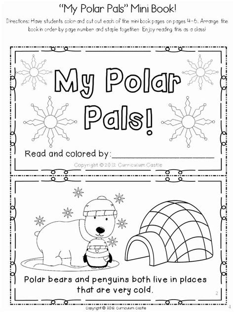 Printable Polar Bear Worksheet