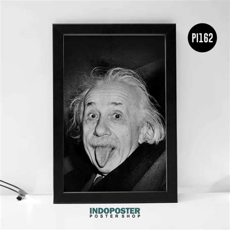 Poster Albert Einstein Tongue Arthur Sasse 1951 A4 30x20cm Lazada Indonesia