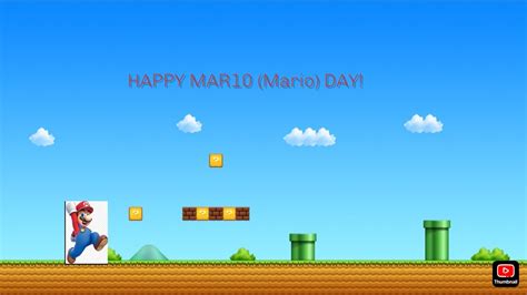 Happy Mario Day Youtube