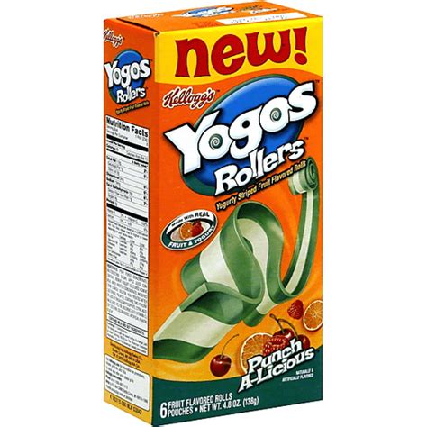 Yogos Yogos Rollers Fruit Flavored Rolls Punch A Licious Shop Park