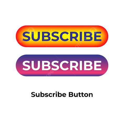 Gradient Color Youtube Subscribe Button Youtube Subscribe Button Png