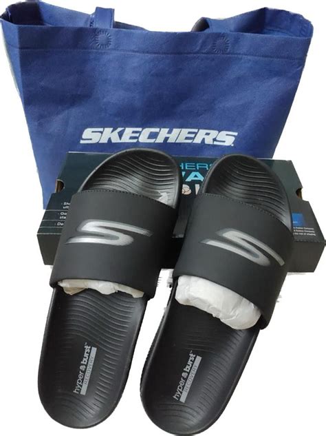 Nego Skechers Hyperburst Slides Men S Fashion Footwear Flipflops