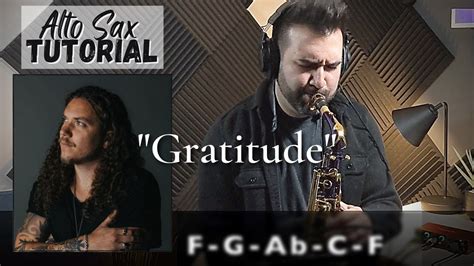 Gratitude Brandon Lake Tutorial Alto Sax Youtube