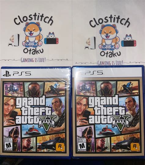 Grand Theft Auto GTA V PS5 ( Brand New ), Video Gaming, Video Games ...