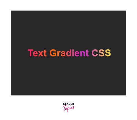 Color text linear gradient css